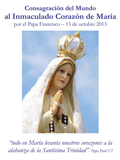 *SPANISH* Consecration to the Immaculate Heart of Mary (LARGE)